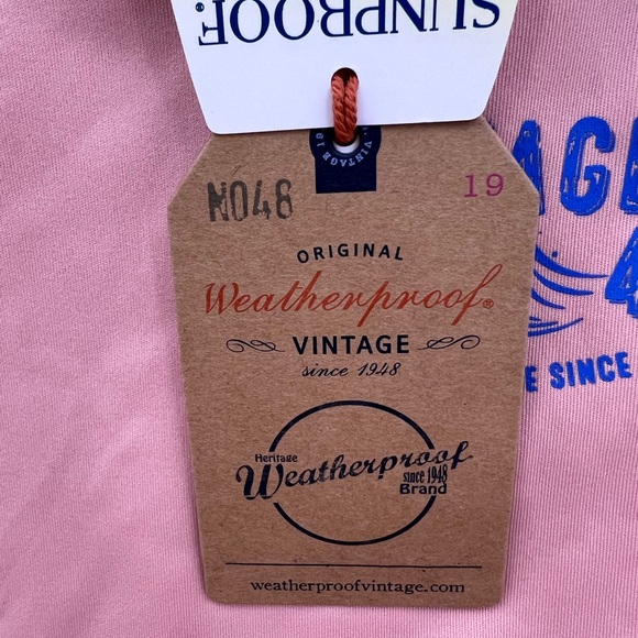 WEATHERPROOF  VINTAGE “DUSTY PINK”  SIZE EXTRA LARGE (XL)RASH GUARD UPF 50+ - Picture 10 of 14